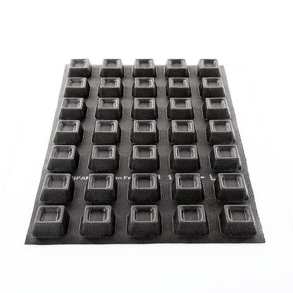 Flexipan-matta 60x40 cm, 35 fyrkantiga savariner 56x56 mm, 24 mm djupa, 45 ml, 1 St