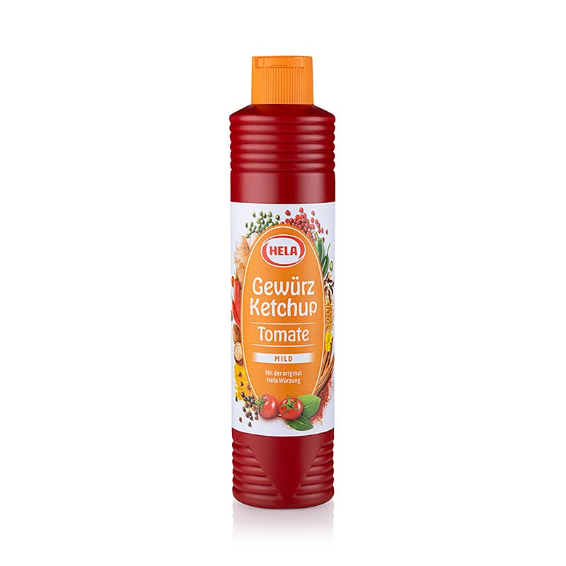 HELA tomatketchup, mild, 800 ml