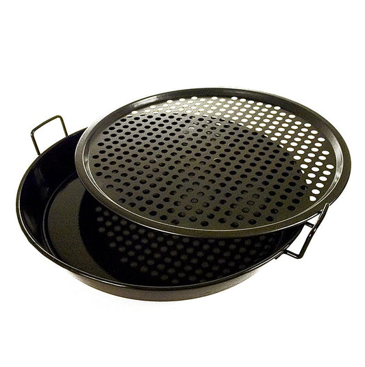 Outdoorchef-tillbehör – Gourmet-set: universalpanna & pizzapanna, från ø 48 cm g