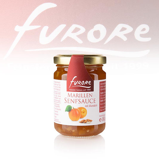 Furore – aprikos-senapssås, med mandlar, 130 ml