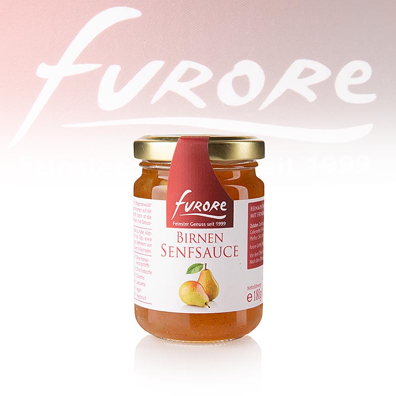 Furore – päron-senapssås, med bitar, 130 ml