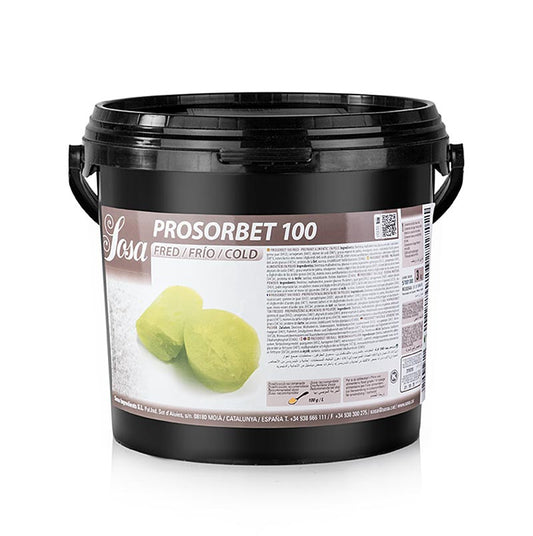 Sosa Pro Sorbet 100 kall, stabiliseringsmedel för sorbet, 3 kg