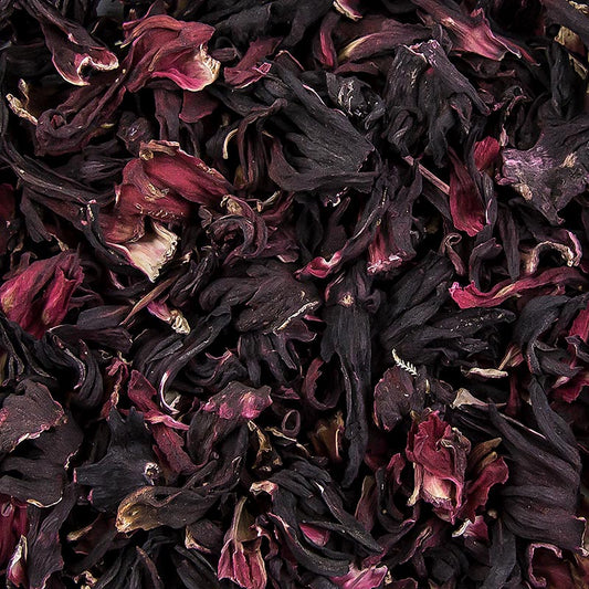 Hibiskusblommor, torkade, 1 kg