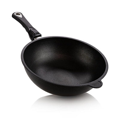 AMT Gastroguss, wokpanna, ø 28 cm, 11 cm hög, med avtagbart handtag, 1 st