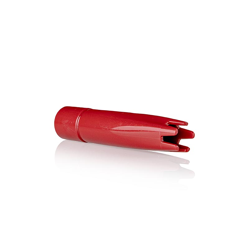 Skruvbar dekorationsmunstycke stjärna, plast röd, Gourmet Whip, 1 st