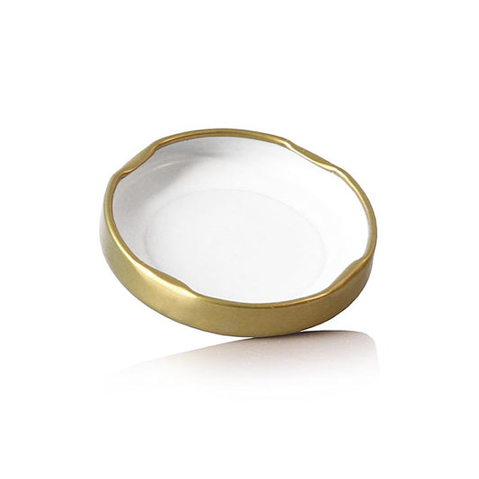Lock, guld, till sexkantigt glas, 48 mm, 110 ml, 1 st