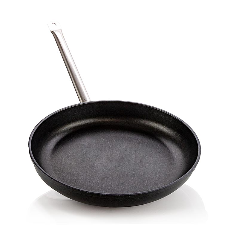 AMT Gastroguss, Lyoner-stekpanna, ø 36 cm, 7 cm hög, med långt handtag, 1 st