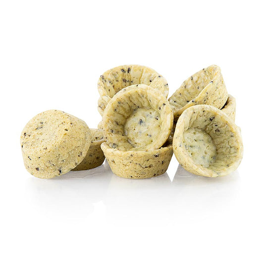 Mini-snacktartletter, oliv- och rosmarindeg, runda, ø 4,2 cm, 1,02 kg, 160 St