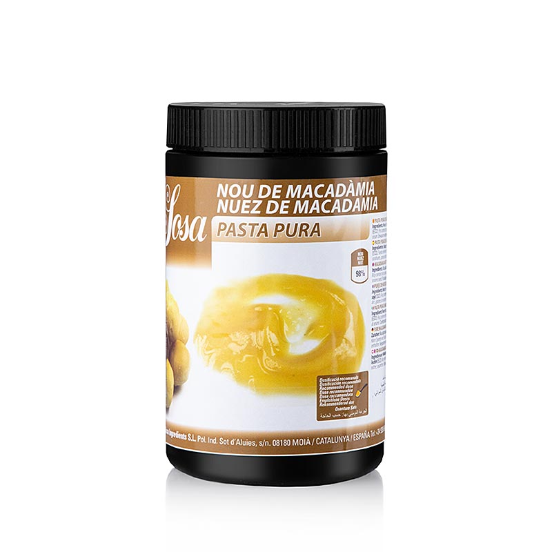 Sosa-pasta – macadamianöt, 100 %, 1 kg
