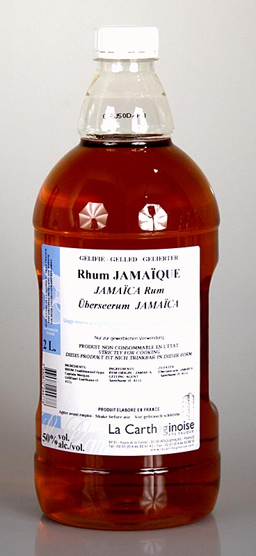 Rom från Jamaica, 50 % vol., tjockflytande för konditori & glassframställning, 2 l