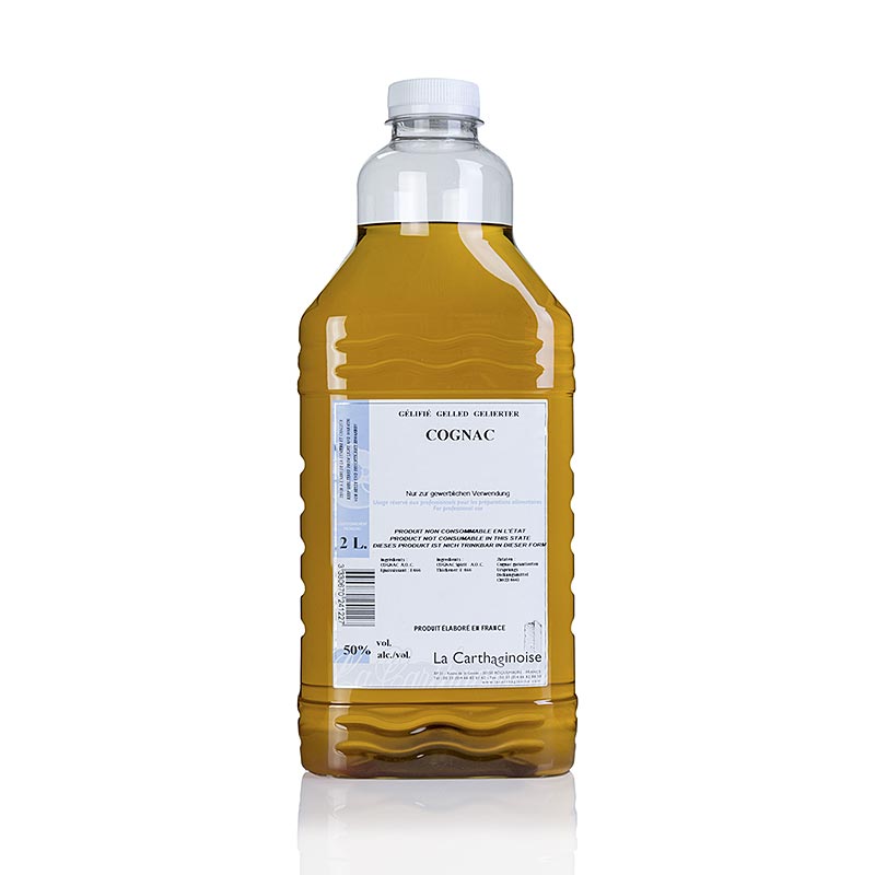 Cognac, 50 % vol., tjockflytande för konditori & glassframställning, 2 L