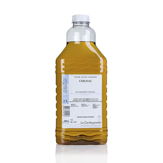 Cognac, 50 % vol., tjockflytande för konditori & glassframställning, 2 L