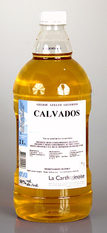 Calvados, 50 % vol., gel för konditori och glassframställning, 2 L