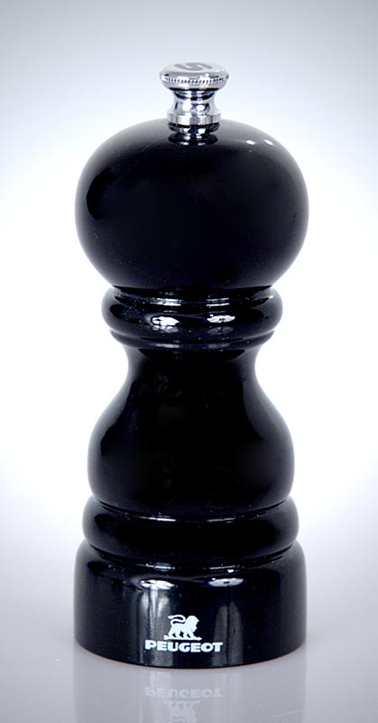 Peugeot saltkvarn PARIS, 12 cm hög, svart bok, 1 st