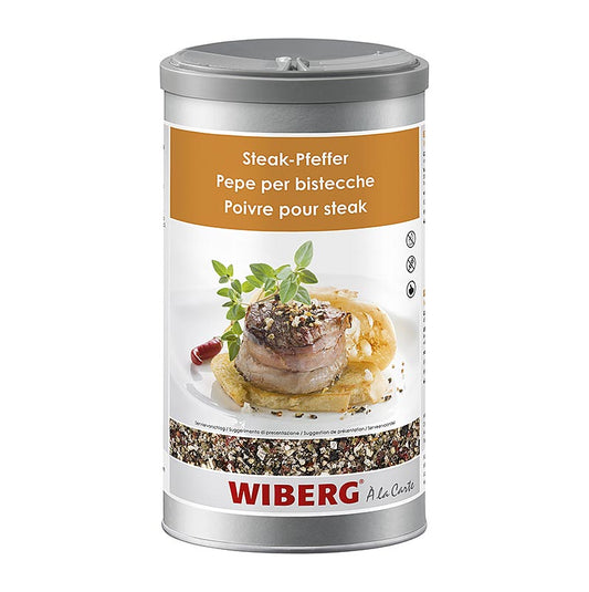 Wiberg Steakpeppar, kryddblandning, grovmalen, 650 g