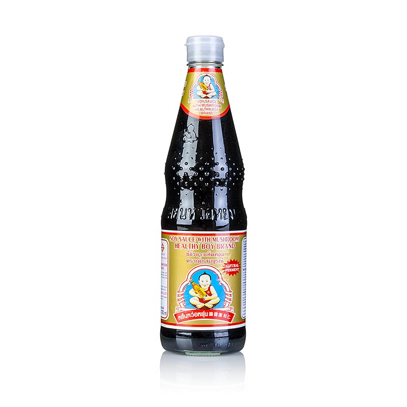Sojasås – Shoyu, Healthy Boy, mörk, med svamp, 700 ml
