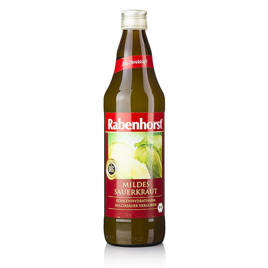 Surkålsjuice, mild, Rabenhorst, ekologisk, 750 ml