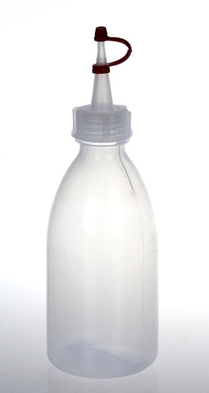 Plastsprutflaska, med droppflaska/lock, 250 ml, 1 st
