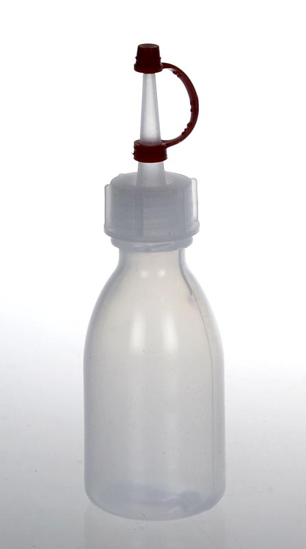 Plastsprutflaska, med droppflaska/lock, 50 ml, 1 st