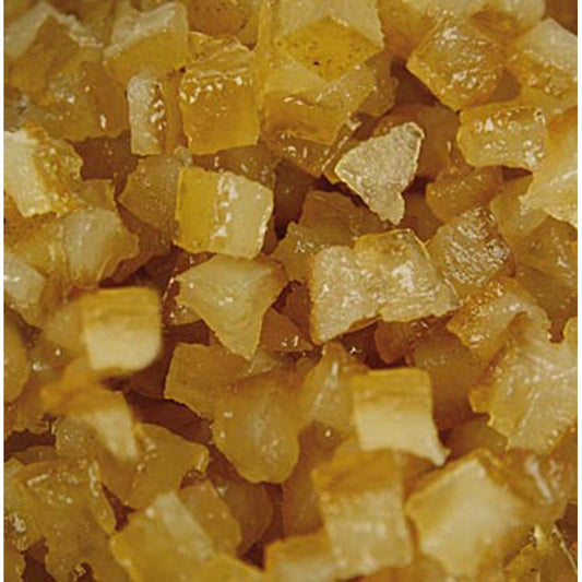 Citronat-Succade, kanderad citronskal, finhackad, 6 mm, Corsiglia Facor, 2,5 kg