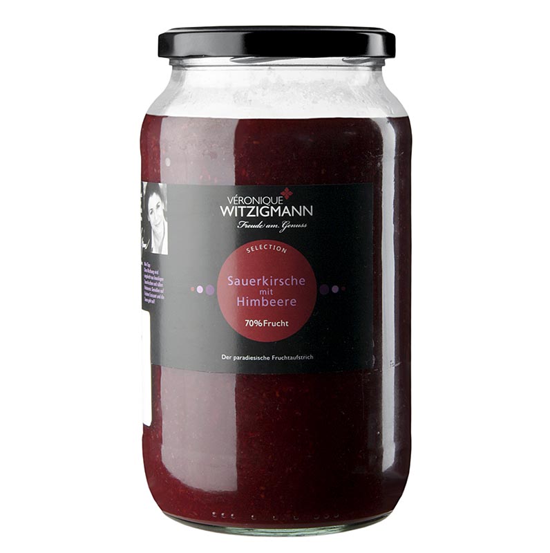 Surkörsbär med hallon – fruktpålägg, 1 kg