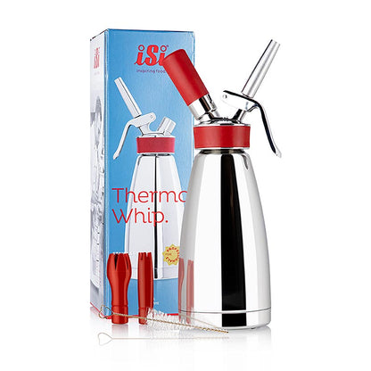 Espuma – Thermo Sprayer Plus Whip, komplett, polerad rostfritt stål, 500 ml, 1 St