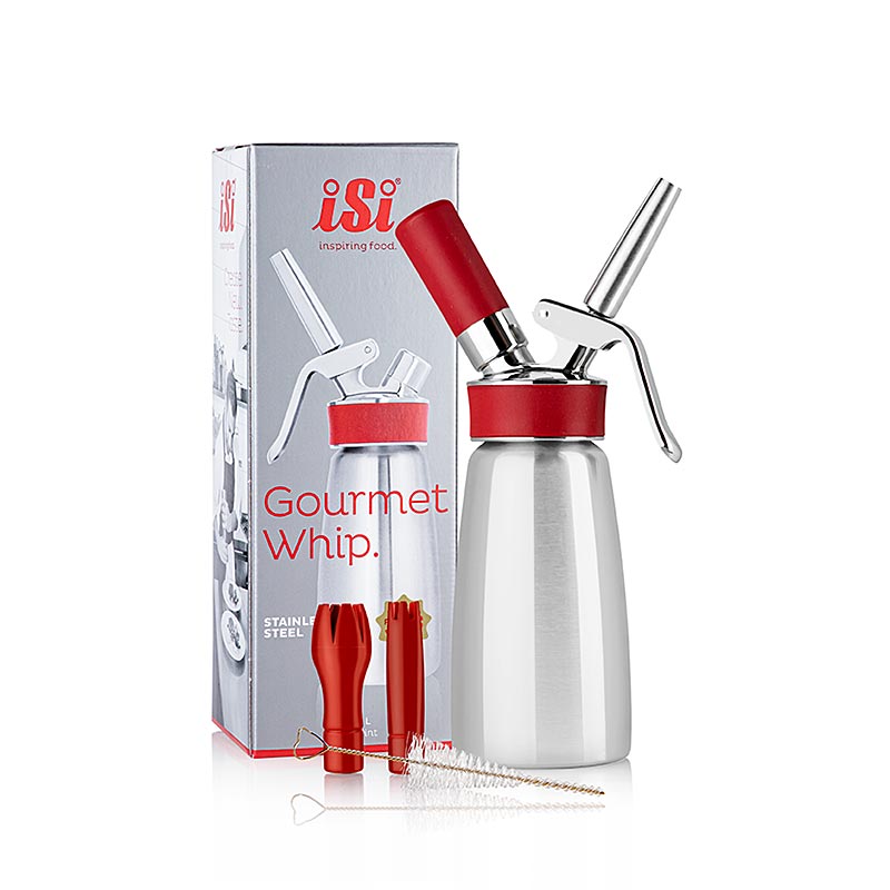 Espuma – Sprayer, Gourmet Whip Plus, komplett, matt rostfritt stål, 250 ml, 1 St