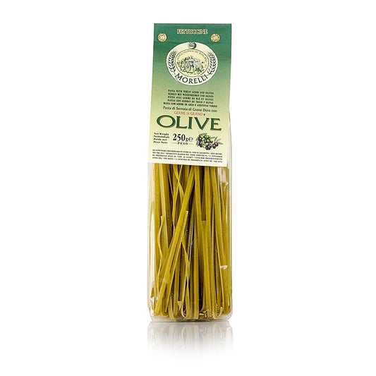 Morelli 1860 fettuccine, med oliver och vetegroddar, 250 g