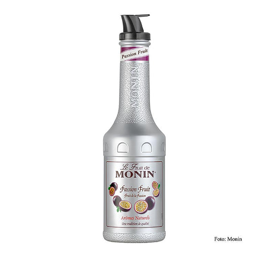 Fruktpurémix – passionsfrukt, sockrad, med pip, 1 l