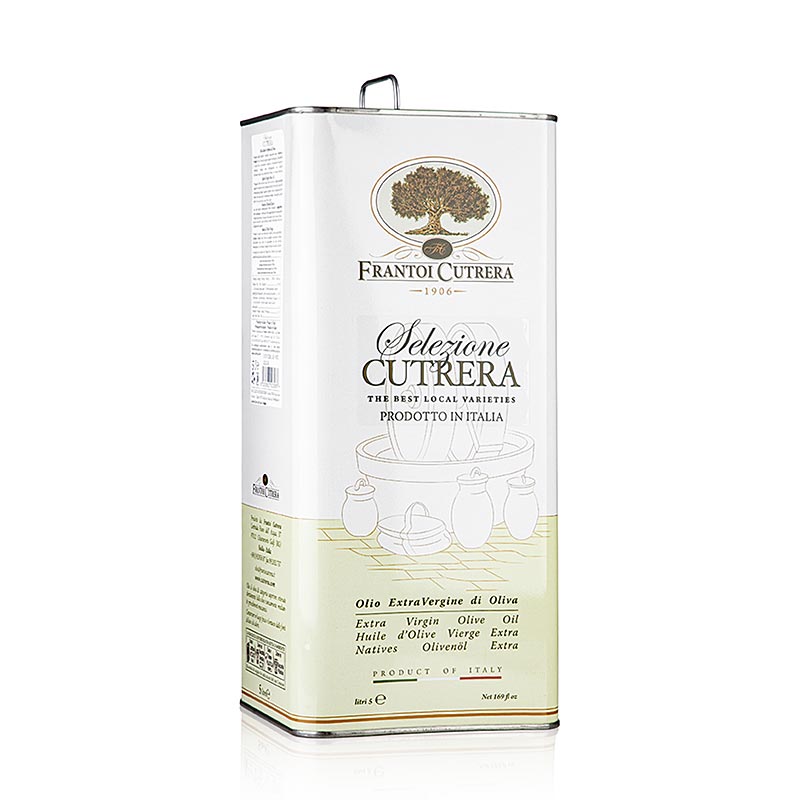 Extra jungfruolja, Frantoi Cutrera "Selezione Cutrera", intensiv, 5 L