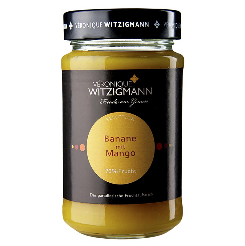Banan med mango – fruktpålägg, 225 g