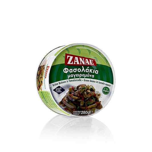Gröna bönor – Fasolakia i tomatsås, Zanae, 280 g