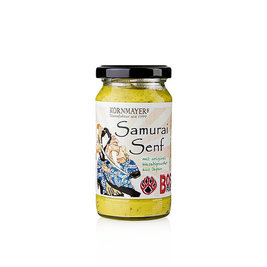 Kornmayer – Samurai-senap, med wasabi och örter, 210 ml