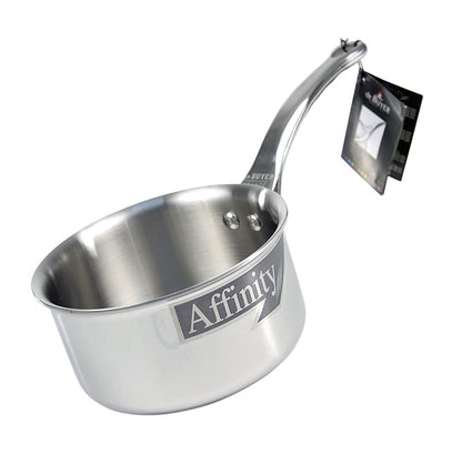 deBUYER "Affinity" induktionskastrull, rostfritt stål, ø 14 cm, 7,5 cm hög, 1 st