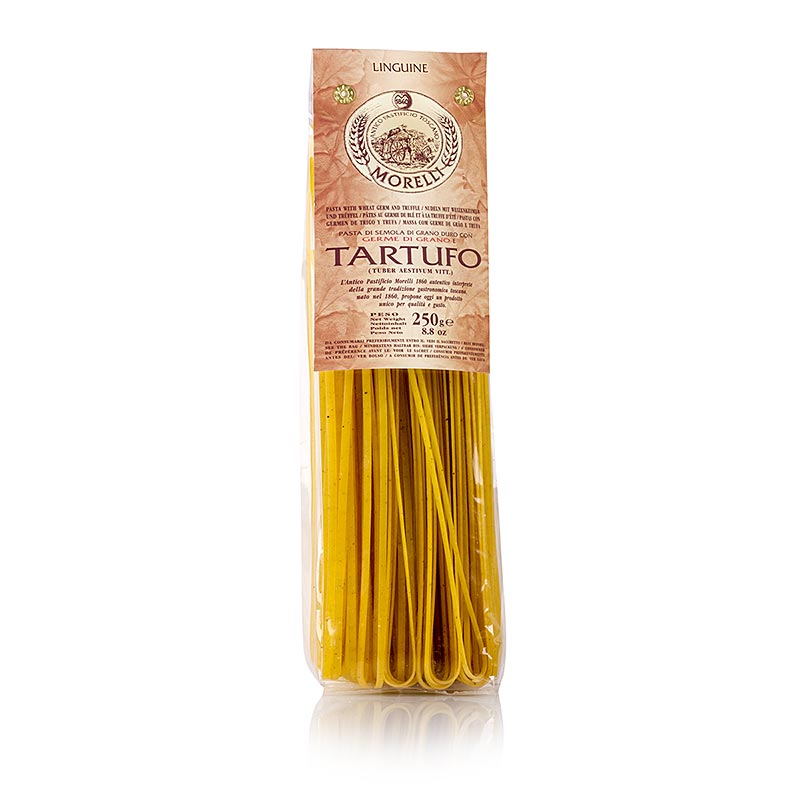 Morelli 1860 Linguine, med sommartryffel och vetegroddar, 250 g
