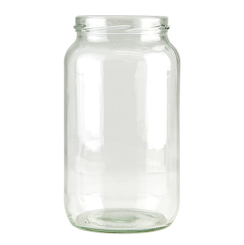 Glas, runt, 1062 ml, öppning 82 mm, utan lock, 1 st