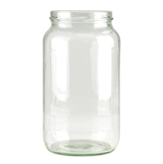 Glas, runt, 1062 ml, öppning 82 mm, utan lock, 1 st