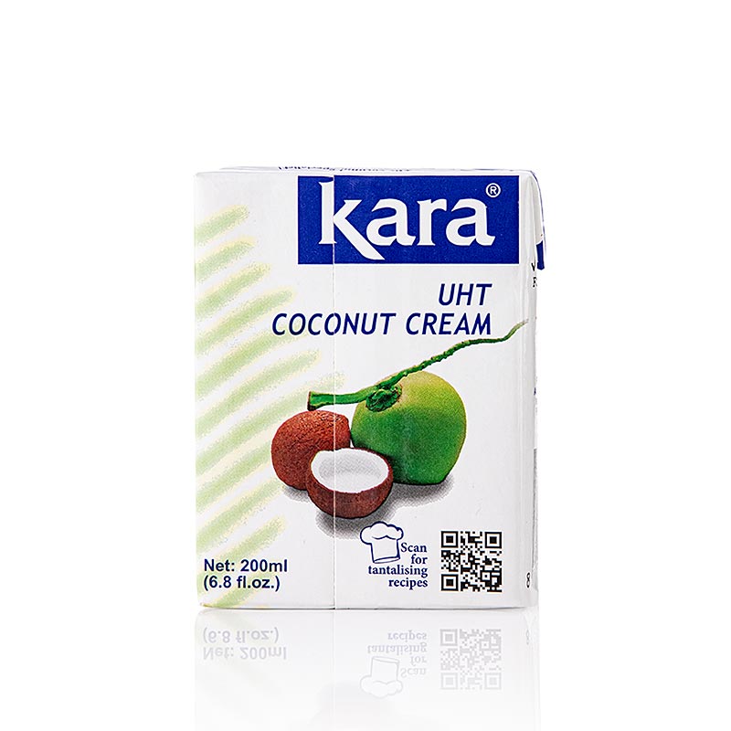Kokosgrädde, 24 % fett, Kara, 200 ml
