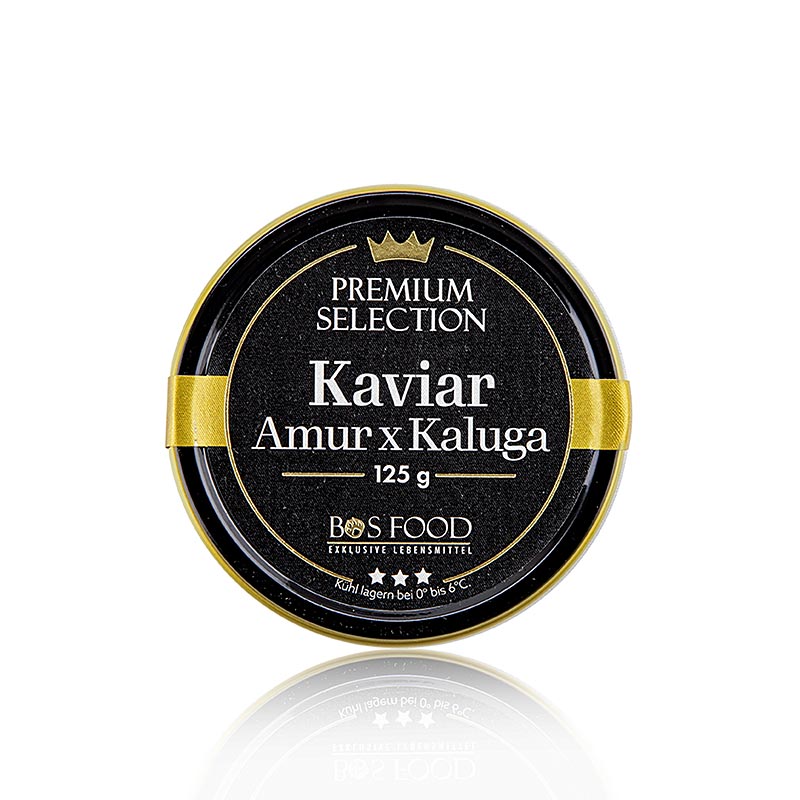 Kaviar - BOS FOOD Premium Selection - Korsning mellan Amur- och Kaluga-stör (sch, 125 g