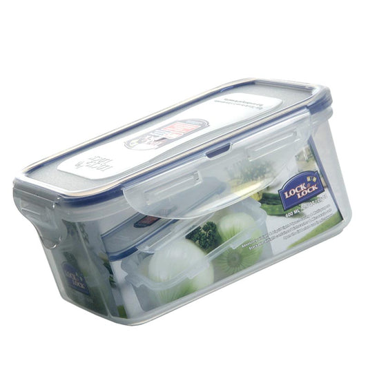 Lock & Lock-färskvarulåda, 600 ml, rektangulär 151x108x69 mm, 1 st