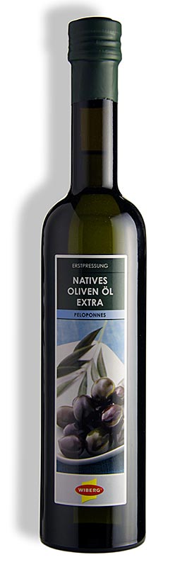 Wiberg extra jungfruolja, kallpressad, Peloponnes, 500 ml