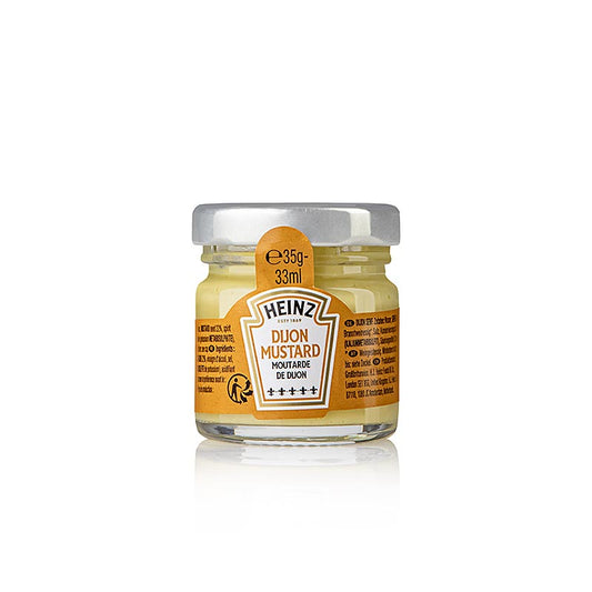 Heinz – Dijon-senap, fin, portionsburkar, 33 ml