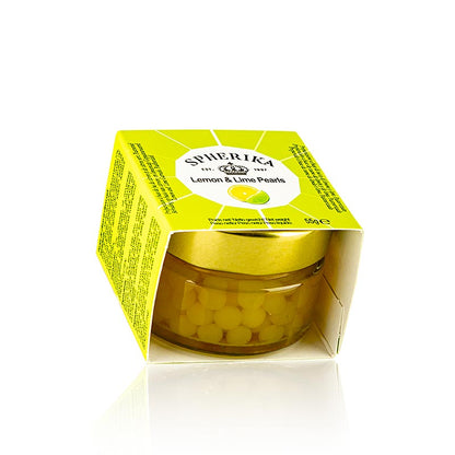 Fruktkaviar "Citron-Lime", pärlstorlek 5 mm, sfärer, Cocktail Pearls, 55 g