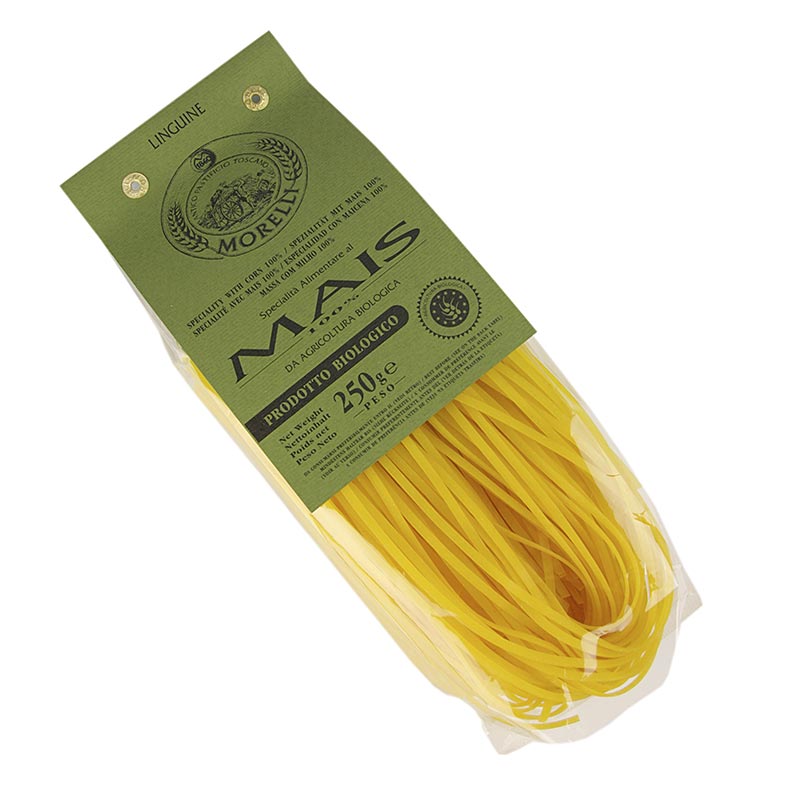 Pasta Morelli 1860, Linguine, glutenfria majspasta, ekologisk, 250 g