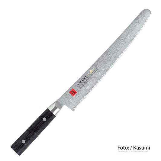 Kasumi MP-10 Masterpiece damastbrödkniv, 25 cm, 1 st