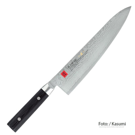 Kasumi MP-12 Masterpiece damaskus kökskniv, 24 cm, 1 st