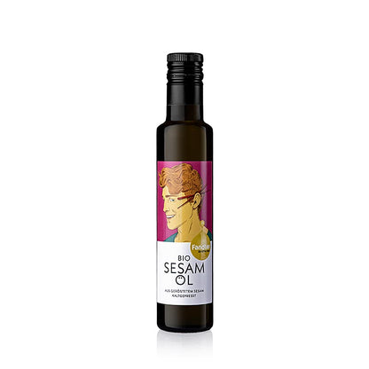 Sesamolja, kallpressad, Fandler, ekologisk, 250 ml