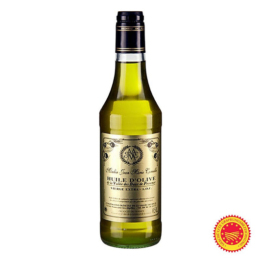 Nativ olivolja, Fruité Noir, mild-sötaktig, Baux de Provence, g.U., Cornille, 500 ml