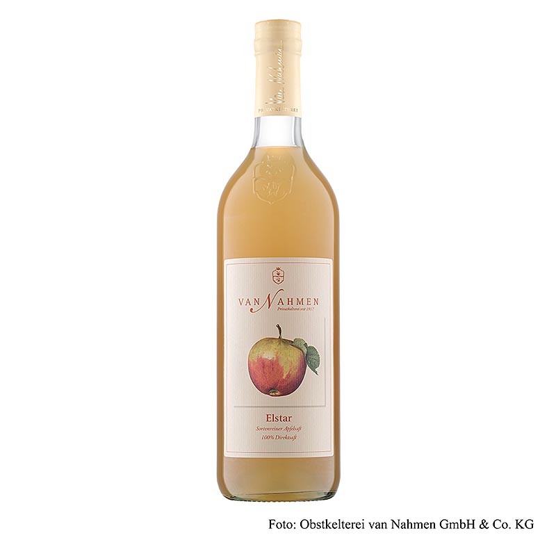 van Nahmen - Elstar äppeljuice, 100 % direktpressad, ekologisk, 750 ml