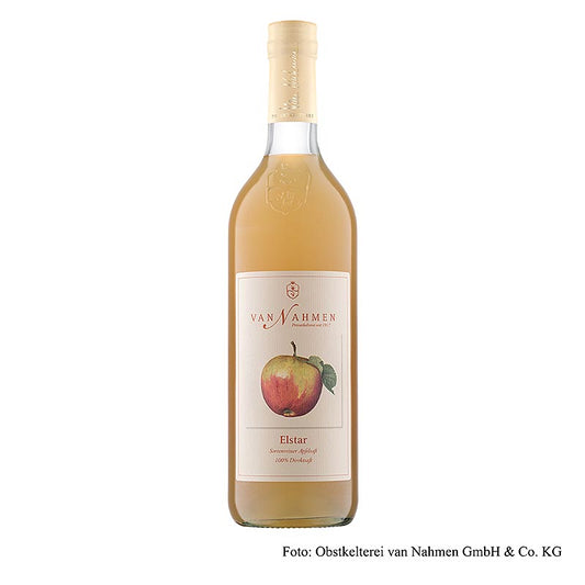 van Nahmen - Elstar äppeljuice, 100 % direktpressad, ekologisk, 750 ml